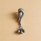 Chidiya Bird Oxidised Silver-Look Drop Earrings