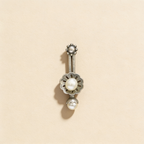 Sattu oxidised silver-look earrings on a light background